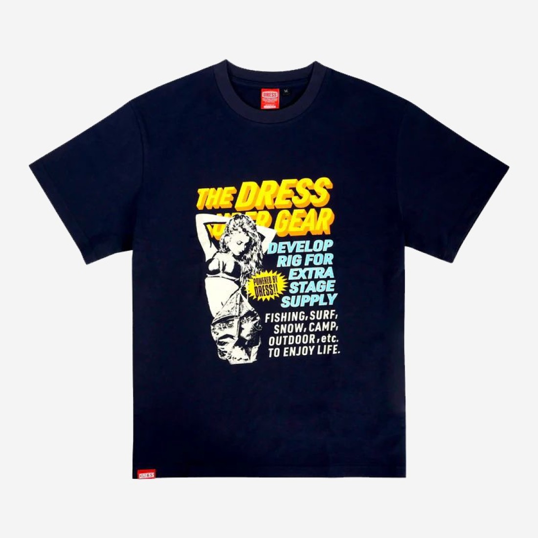 Dress NYC Girl T-Shirt Navy Clothes, T-Shirt image