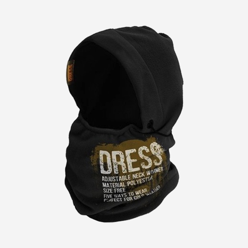 Dress 5Way Neck Warmer “Paint” BK Clothes, Neck Gaiters image
