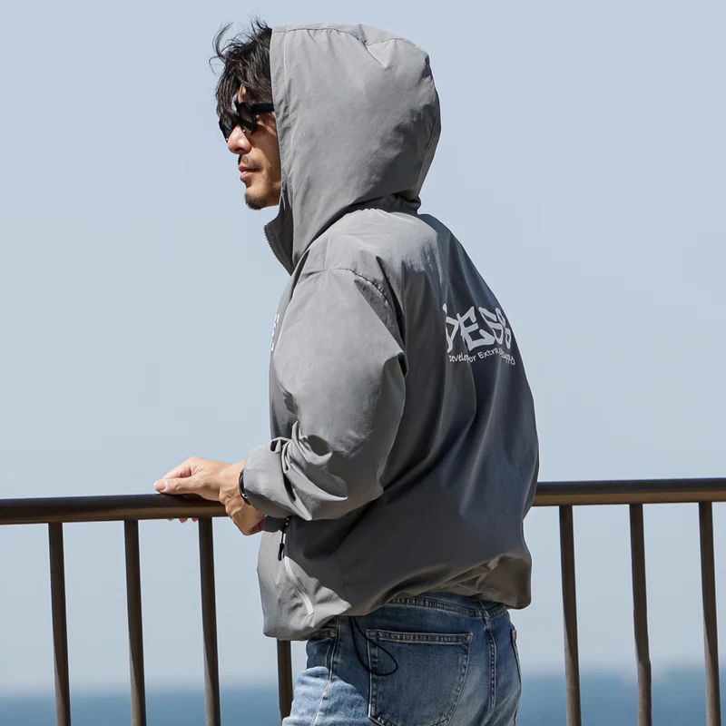 Φούτερ Ζακέτα UV Dress Cool UV Cat Hoodie Gray Ένδυση, Φούτερ, Ρούχα UV image