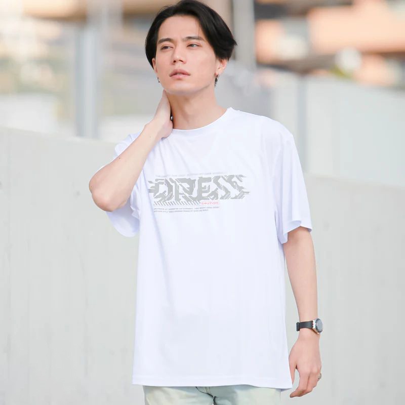 Dress Cyber Logo Dry T-Shirt White image