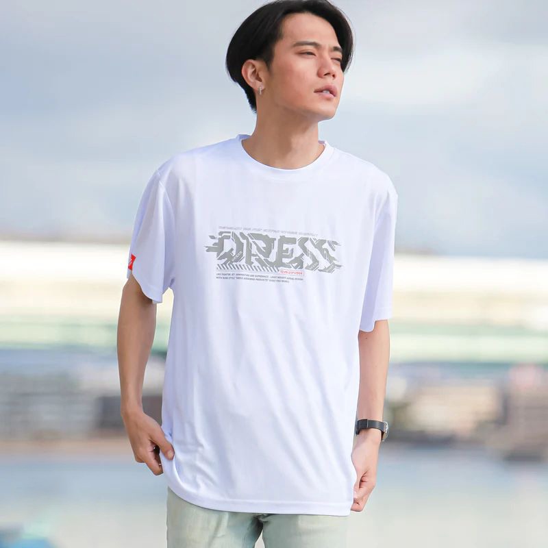 Dress Cyber Logo Dry T-Shirt White image
