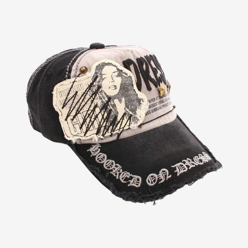 Dress Denim Cap “Girl” Black Clothes, Hats image