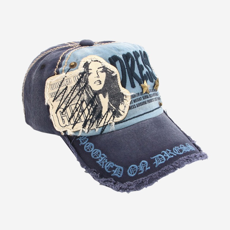 Dress Denim Cap “Girl” Indigo image