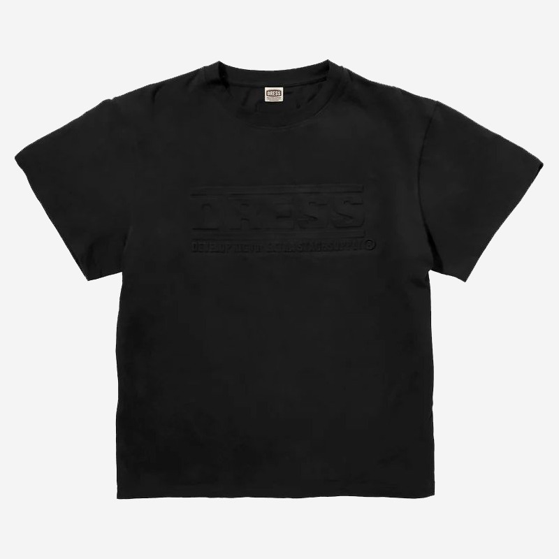 Dress Embossed Logo T-Shirt Black image