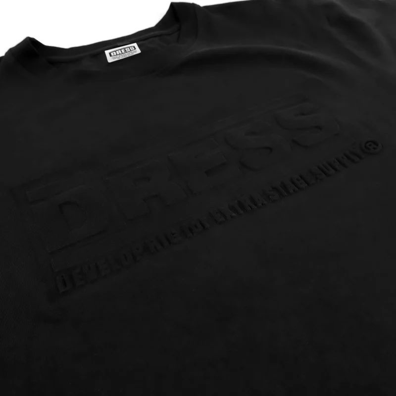 Μπλούζα Dress Embossed Logo T-Shirt Black Ένδυση, Μπλούζες image
