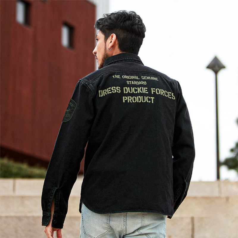 Πουκάμισο Dress Flannel Shirt Duck Black Green image