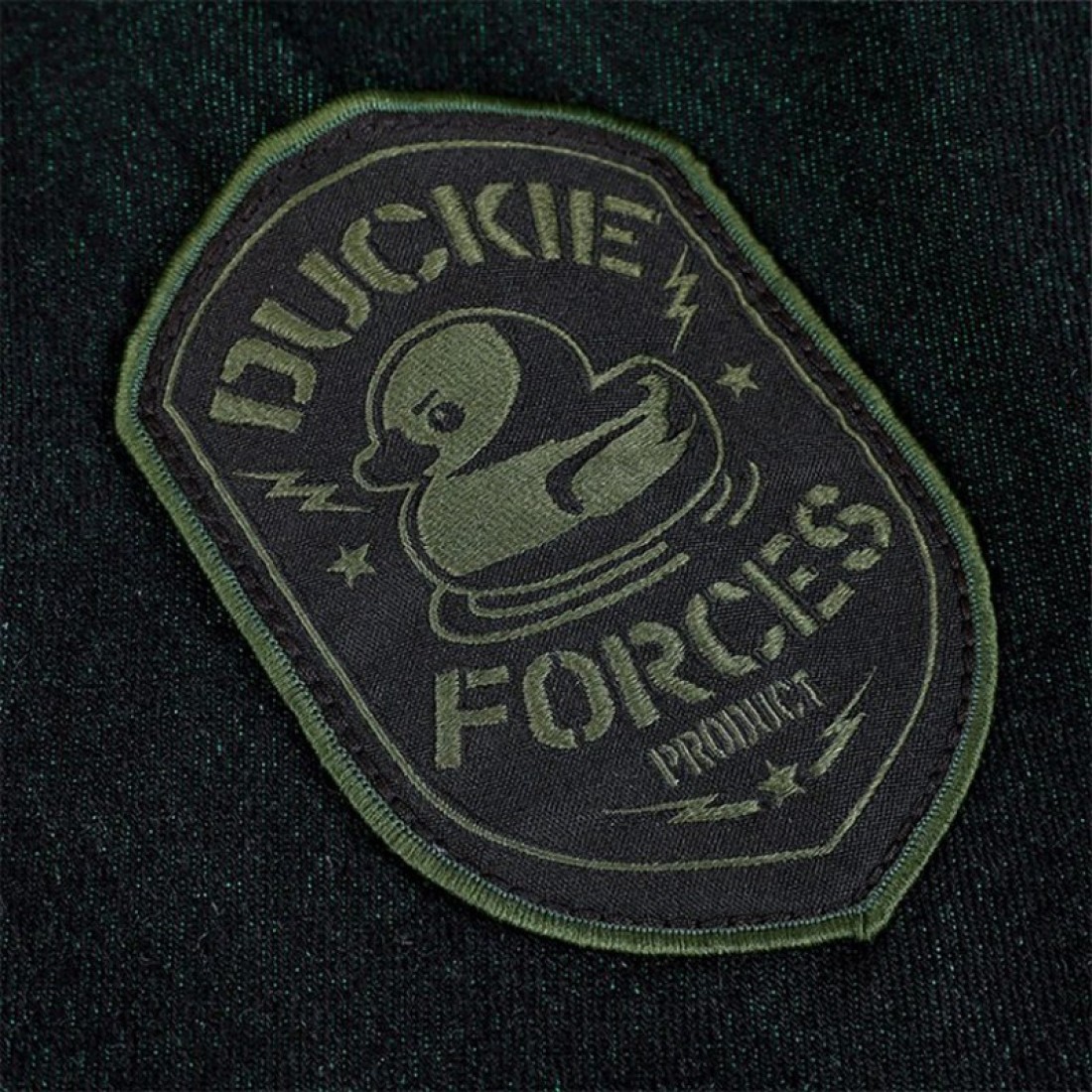 Dress Flannel Shirt Duck Black Green image