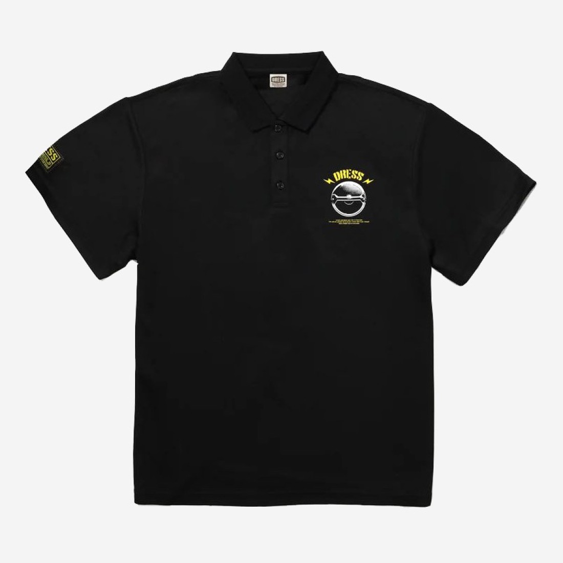Dress Loud Girl Dry Polo Shirt Black image
