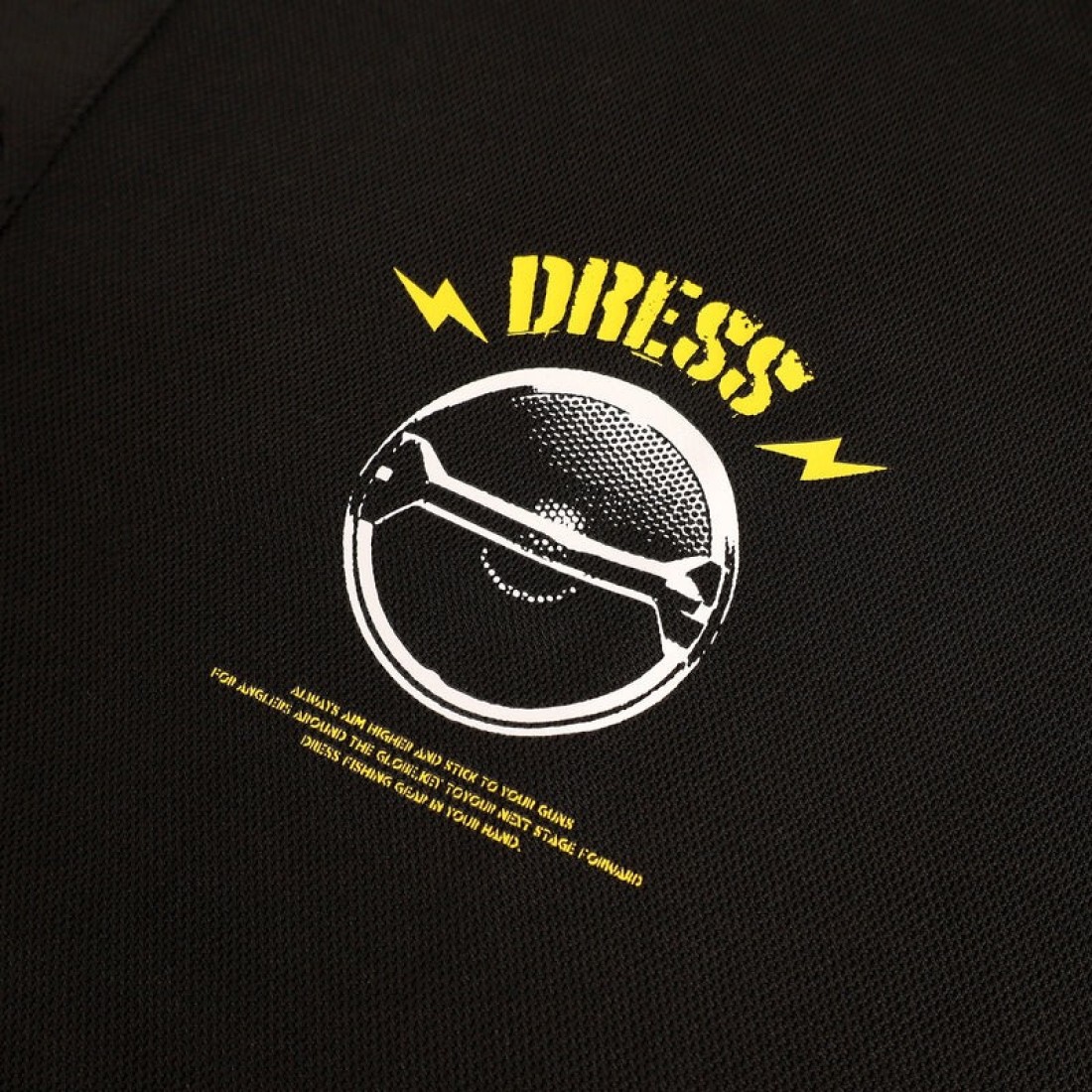 Dress Loud Girl Dry Polo Shirt Black image