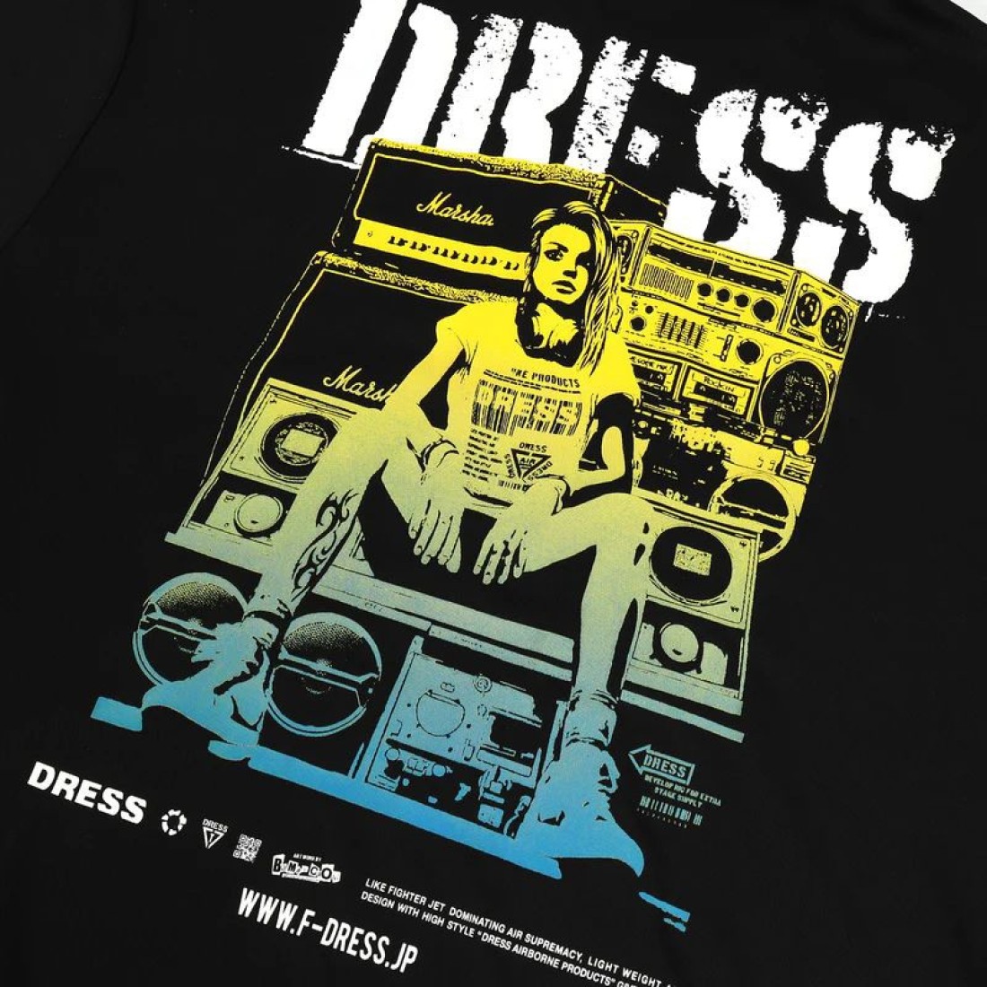Dress Loud Girl Dry Polo Shirt Black image