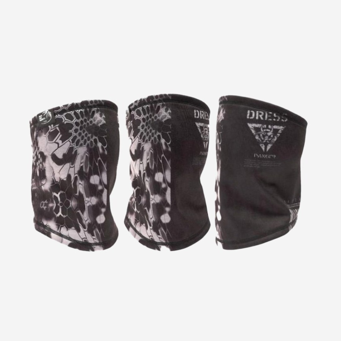 Dress Technical Heat Neck Gator Python Black/Gray Clothes, Neck Gaiters image