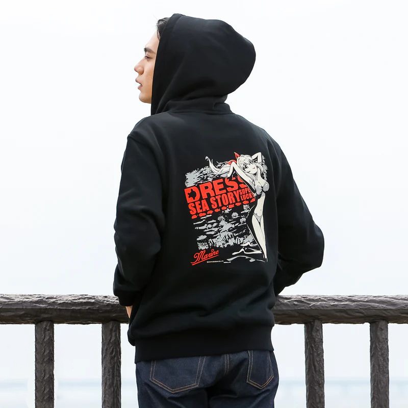 Φούτερ Ζακέτα Dress x Umi Monogatari Marine-Chan Zip-Up Hoodie Ένδυση, Φούτερ image