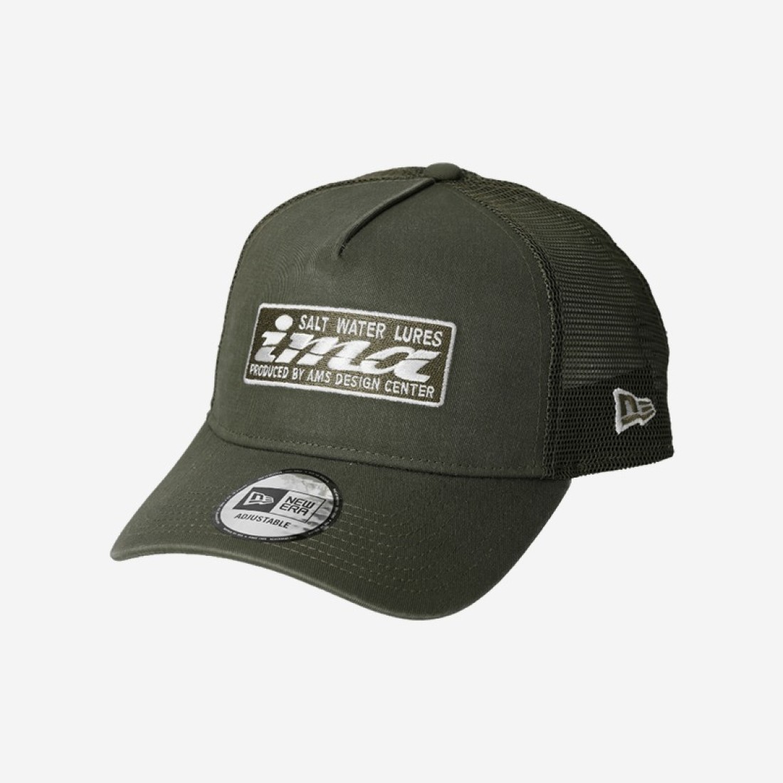 Ima New Era 9 Forty Classic Mesh Cap Olive Clothes, Hats image