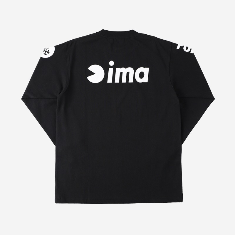 Mπλούζα Ima Full Combo Long T-Shirt Black