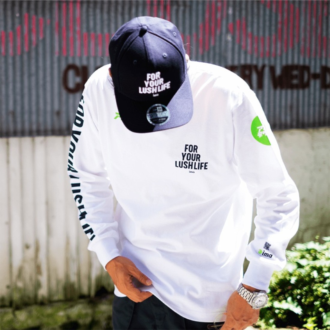 Ima Full Combo Long T-Shirt White image