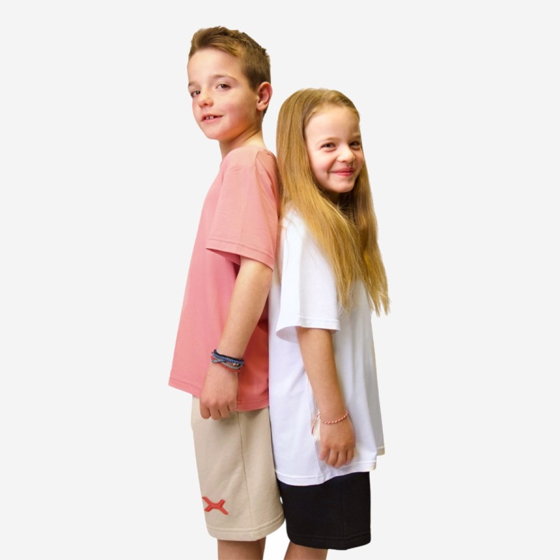 Βερμούδα Unisex Oxean Loose Fit Kids Beige image