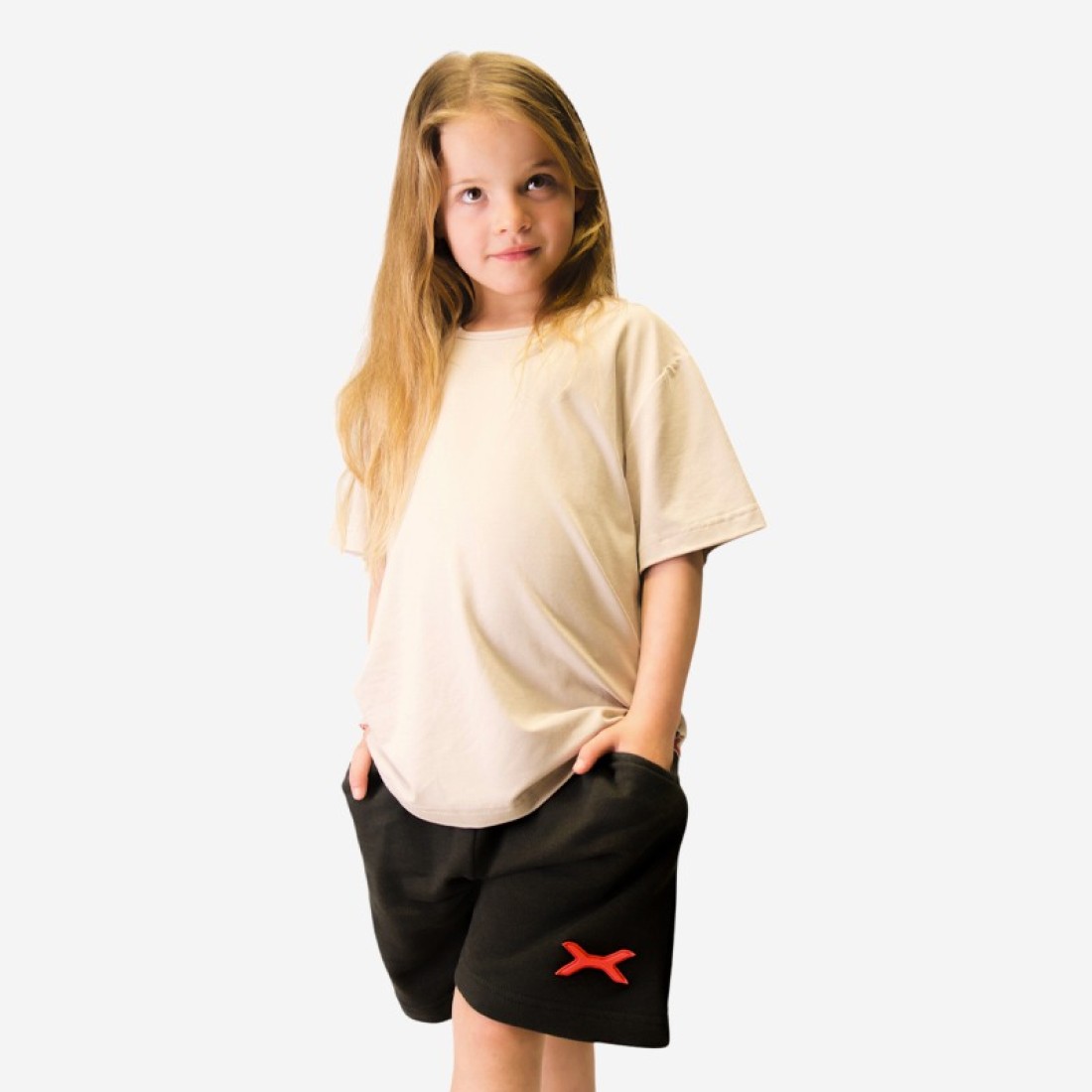 Βερμούδα Unisex Oxean Loose Fit Kids Charcoal Khaki Ένδυση, Παντελόνια - Σορτς image