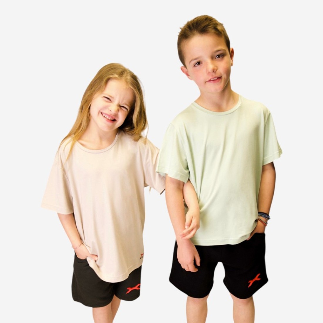 Βερμούδα Unisex Oxean Loose Fit Kids Charcoal Khaki Ένδυση, Παντελόνια - Σορτς image