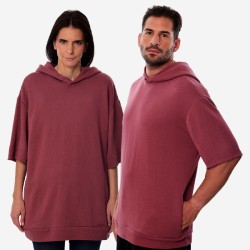 Κοντομάνικο Hoodie Oxean Cinnamon Red