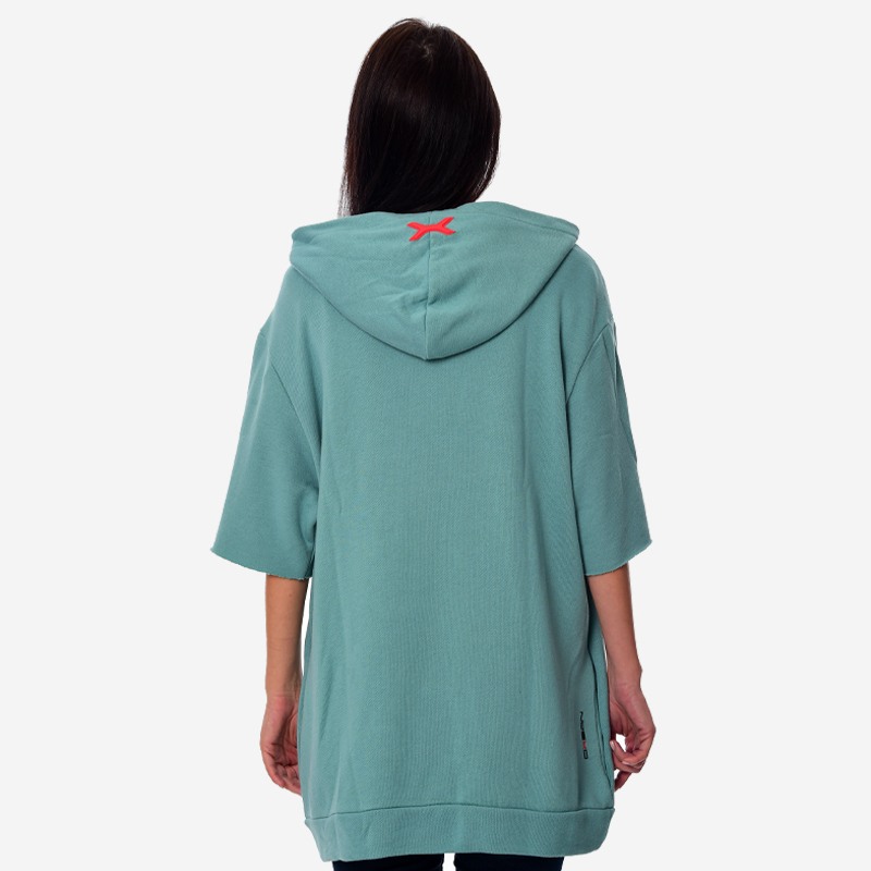 Κοντομάνικο Hoodie Oxean Light Green Ένδυση, Φούτερ image