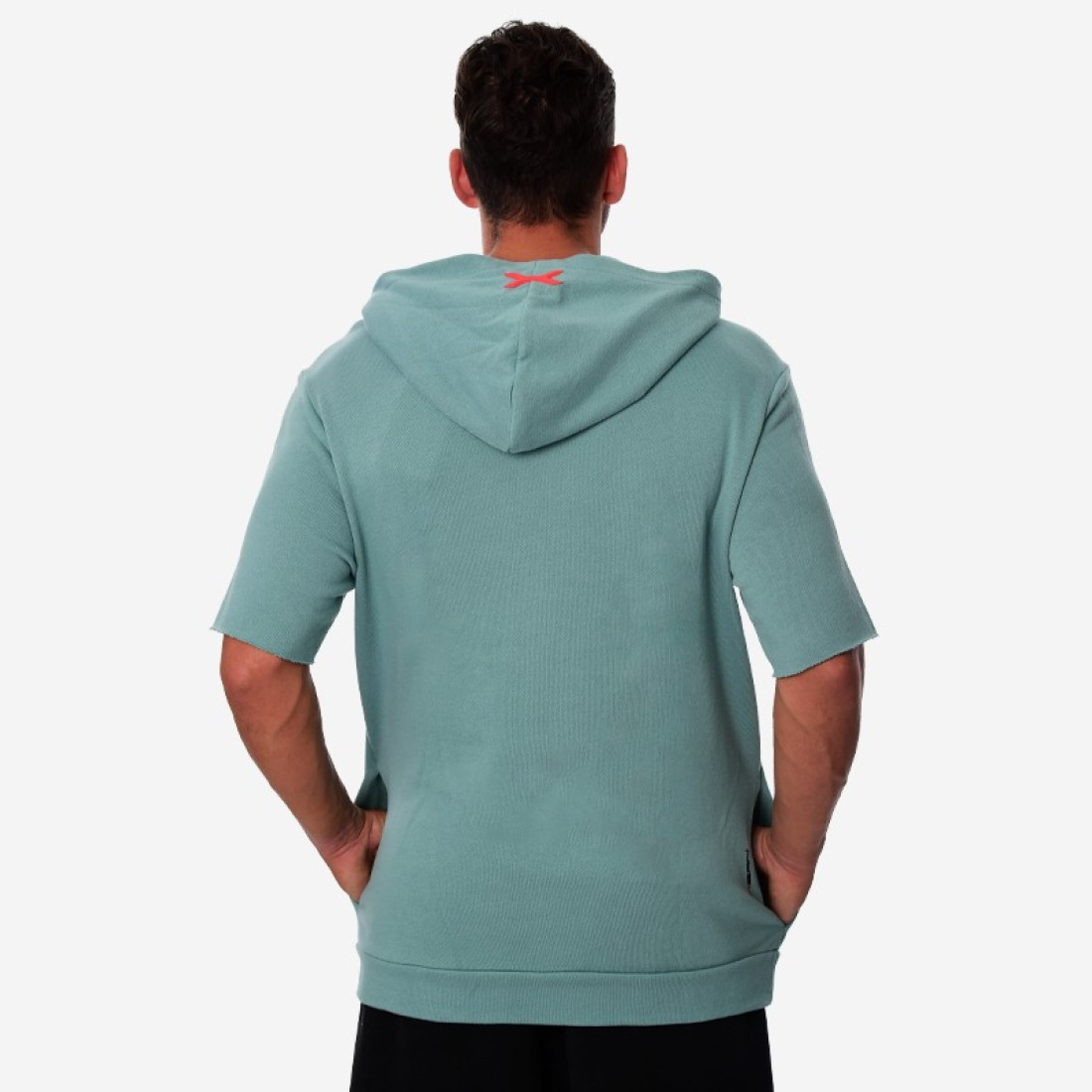 Κοντομάνικο Hoodie Oxean Light Green Ένδυση, Φούτερ image