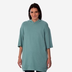 Κοντομάνικο Hoodie Unisex Oxean Light Green
