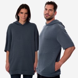 Κοντομάνικο Hoodie Oxean Petrol