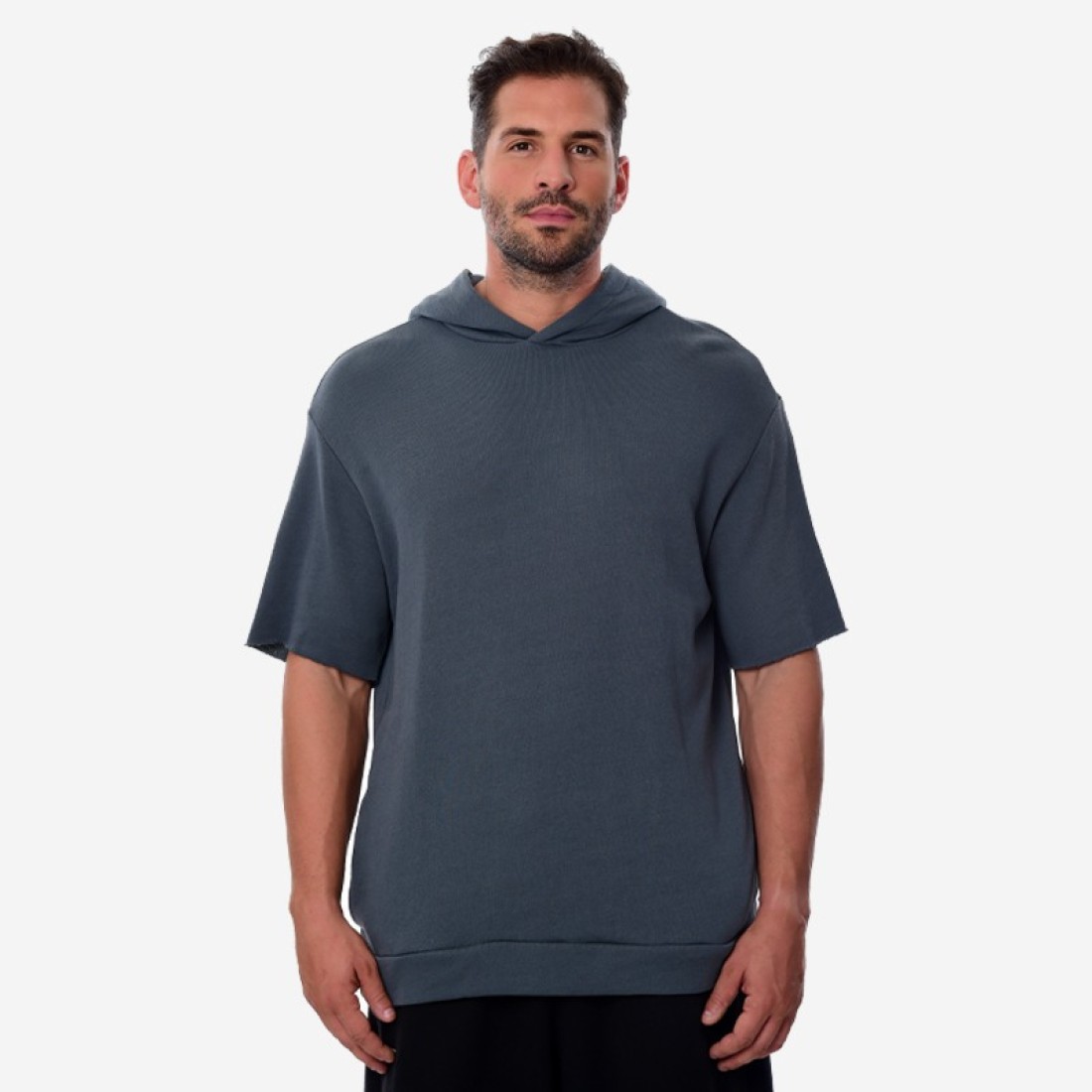 Κοντομάνικο Hoodie Oxean Petrol image