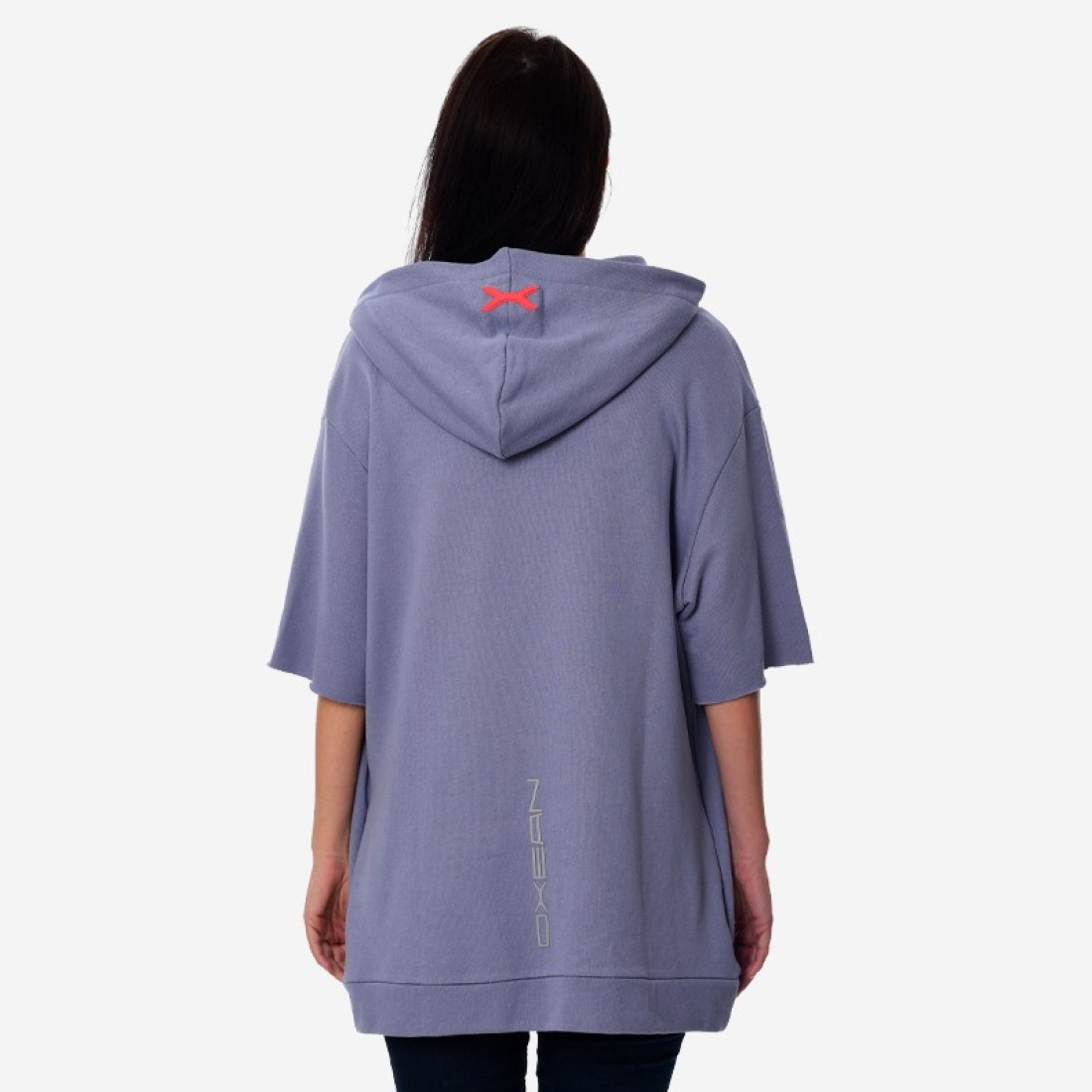 Κοντομάνικο Hoodie Unisex Oxean 'Reflective' Ocean Blue Ένδυση, Φούτερ image