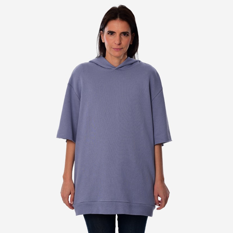 Κοντομάνικο Hoodie Unisex Oxean 'Reflective' Ocean Blue Ένδυση, Φούτερ image