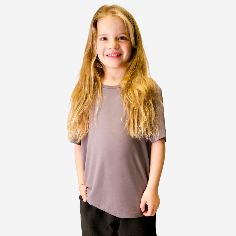 Κοντομάνικο Oxean Unisex Stretch Breathable Kids Grey