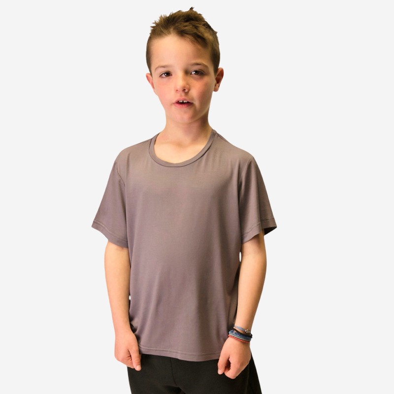 Κοντομάνικο Oxean Unisex Stretch Breathable Kids Grey