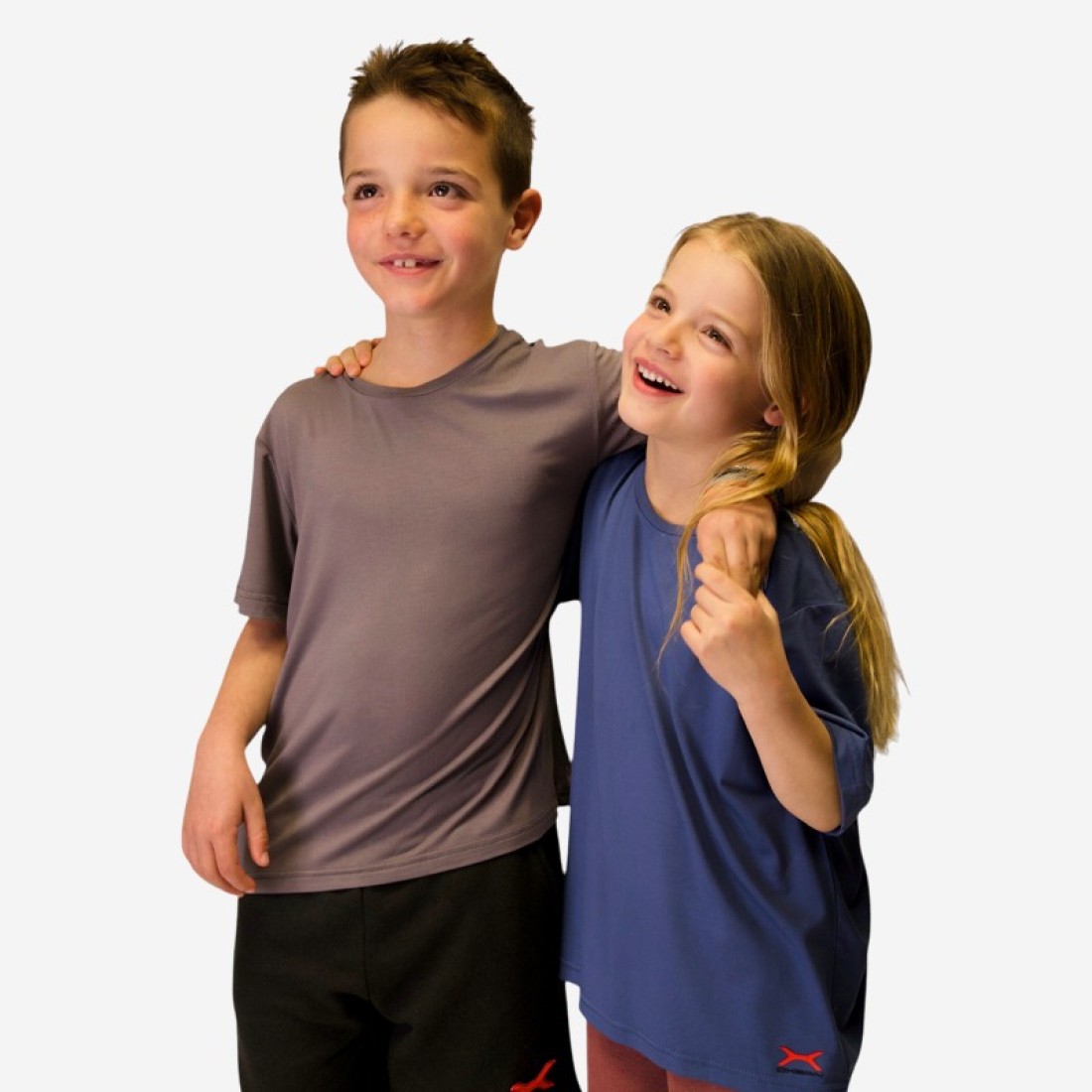 Κοντομάνικο Oxean Unisex Stretch Breathable Kids Grey Ένδυση, Μπλούζες image