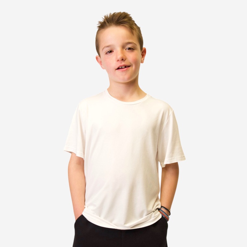 Κοντομάνικο Oxean Unisex Stretch Breathable Kids White
