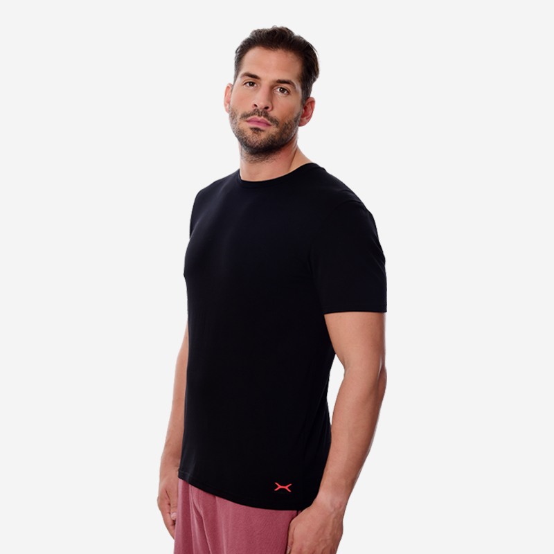 Κοντομάνικο Oxean Unisex Stretch Breathable Black