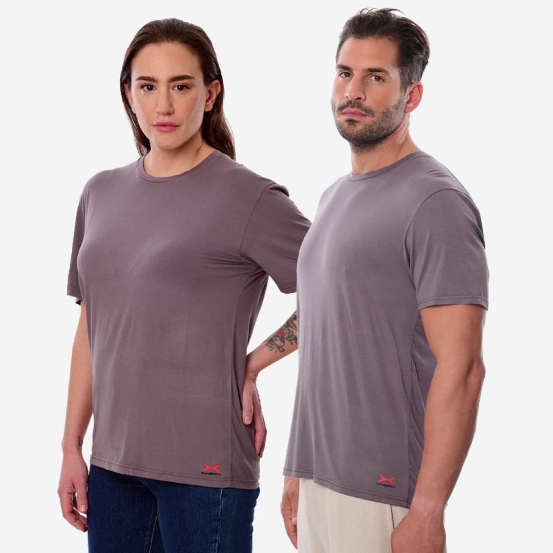 Κοντομάνικο Oxean Stretch Breathable Grey Ένδυση, Μπλούζες image
