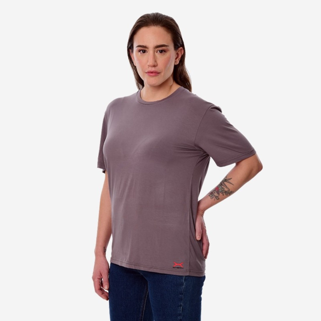 Κοντομάνικο Oxean Unisex Stretch Breathable Grey image