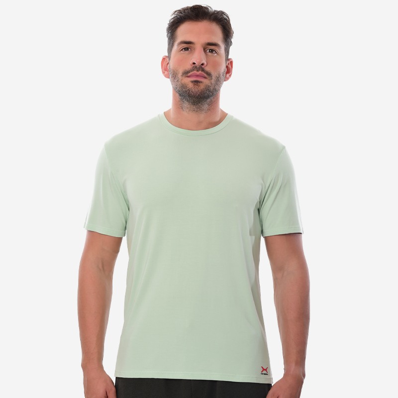 Κοντομάνικο Oxean Stretch Breathable Mint