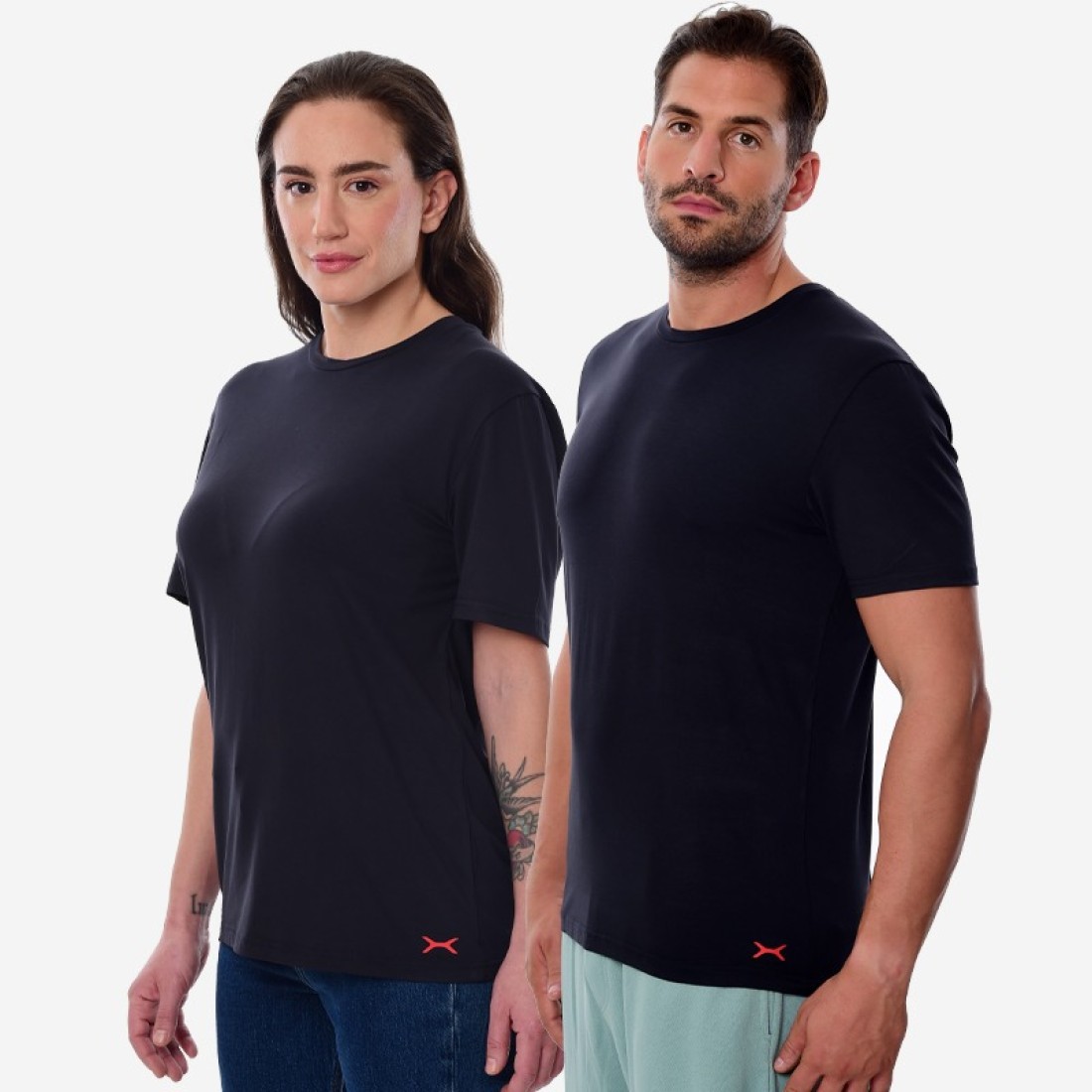 Κοντομάνικο Oxean Stretch Breathable Navy image