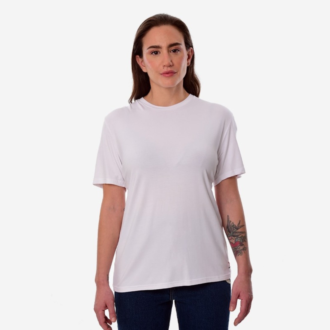 Κοντομάνικο Oxean Stretch Breathable White Ένδυση, Μπλούζες image