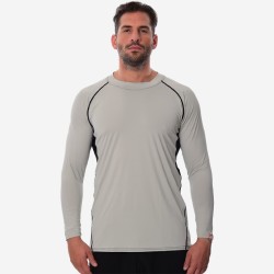Mπλούζα Unisex UV Oxean Cooling Rash Guard Light Gray