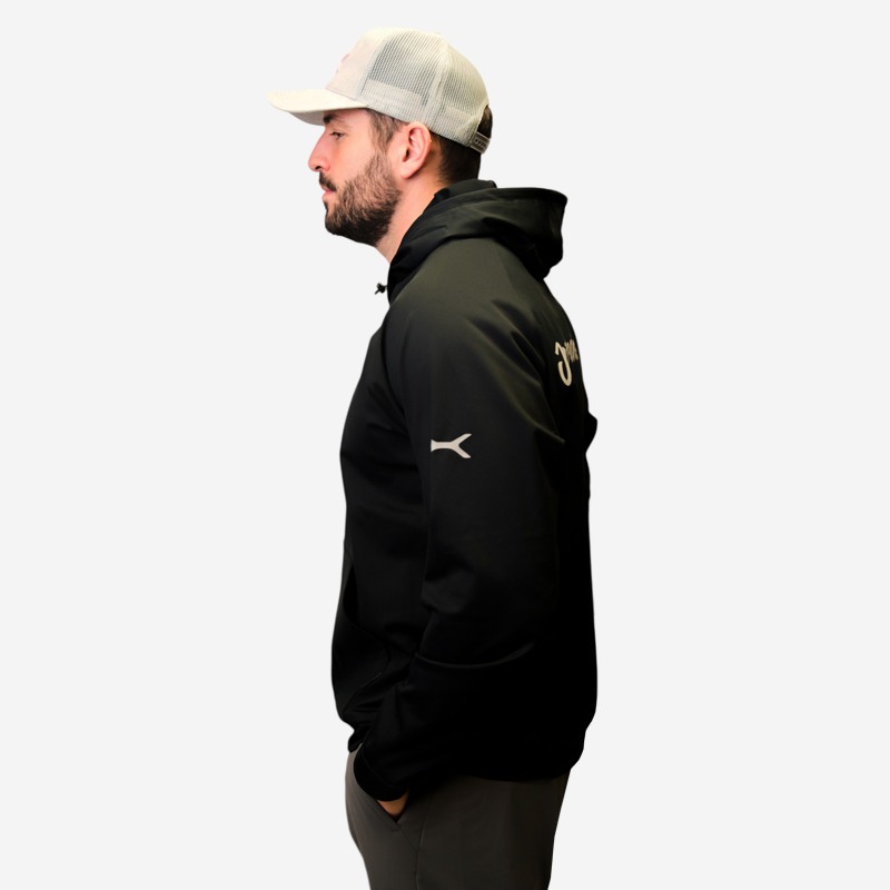 Φούτερ Unisex Oxean Winter Hoodie Black Ένδυση, Φούτερ image