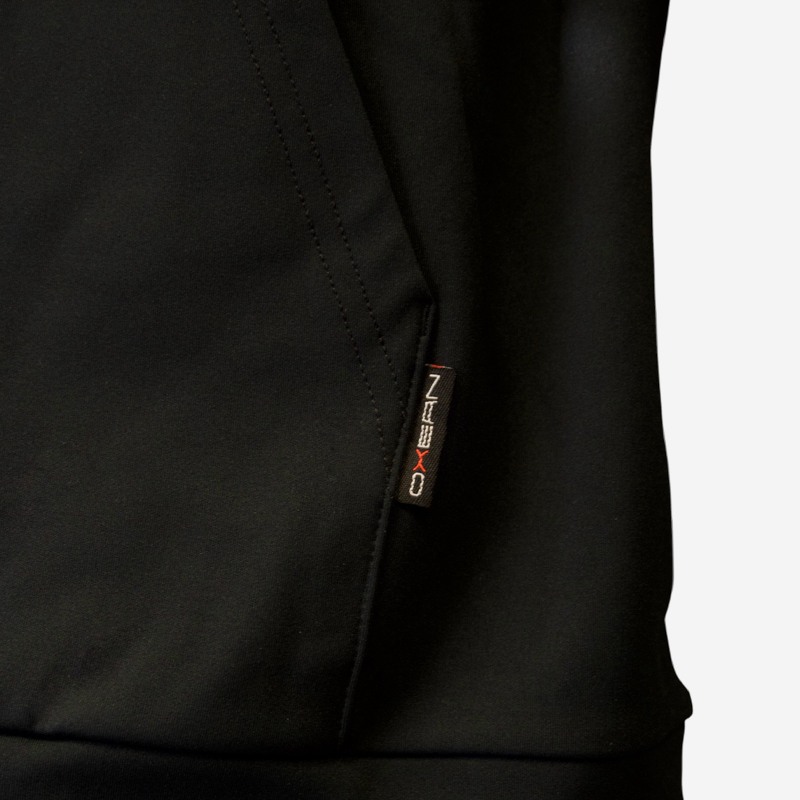 Φούτερ Unisex Oxean Winter Hoodie Black Ένδυση, Φούτερ image