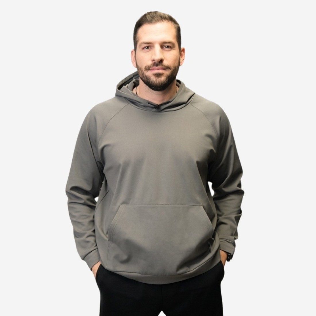 Φούτερ Unisex Oxean Winter Hoodie Gray Ένδυση, Φούτερ image
