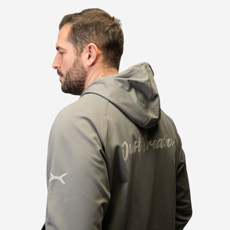 Φούτερ Unisex Oxean Winter Hoodie Gray Ένδυση, Φούτερ image