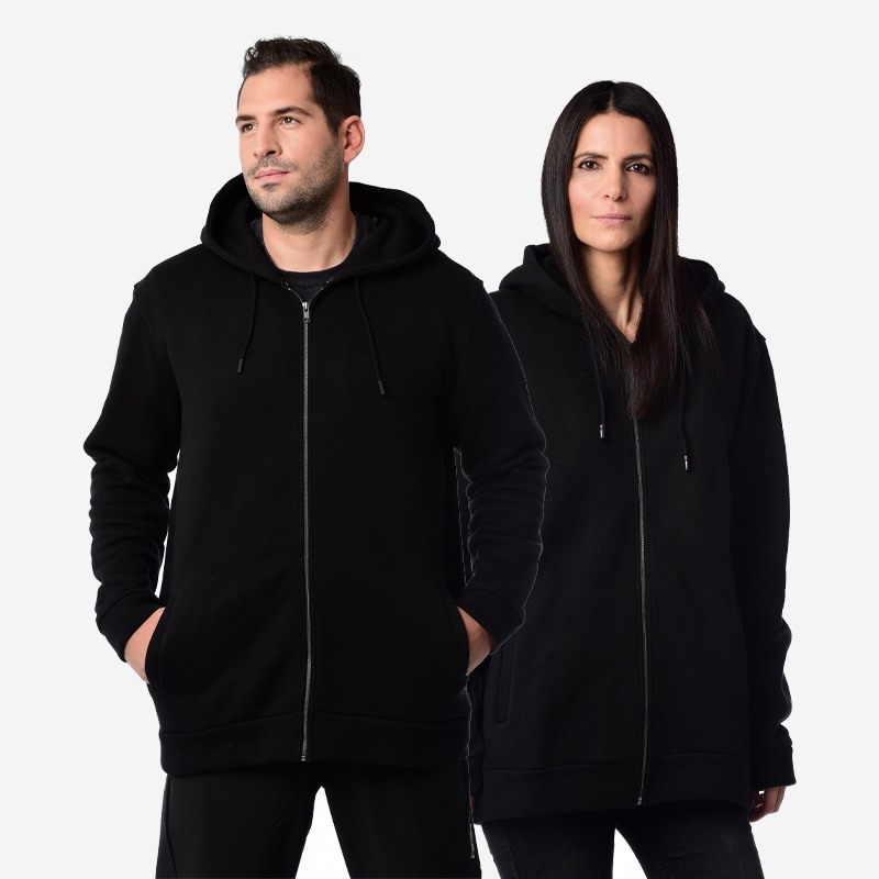 Φούτερ Ζακέτα Oxean Jacket Silicone Black Ένδυση, Φούτερ image
