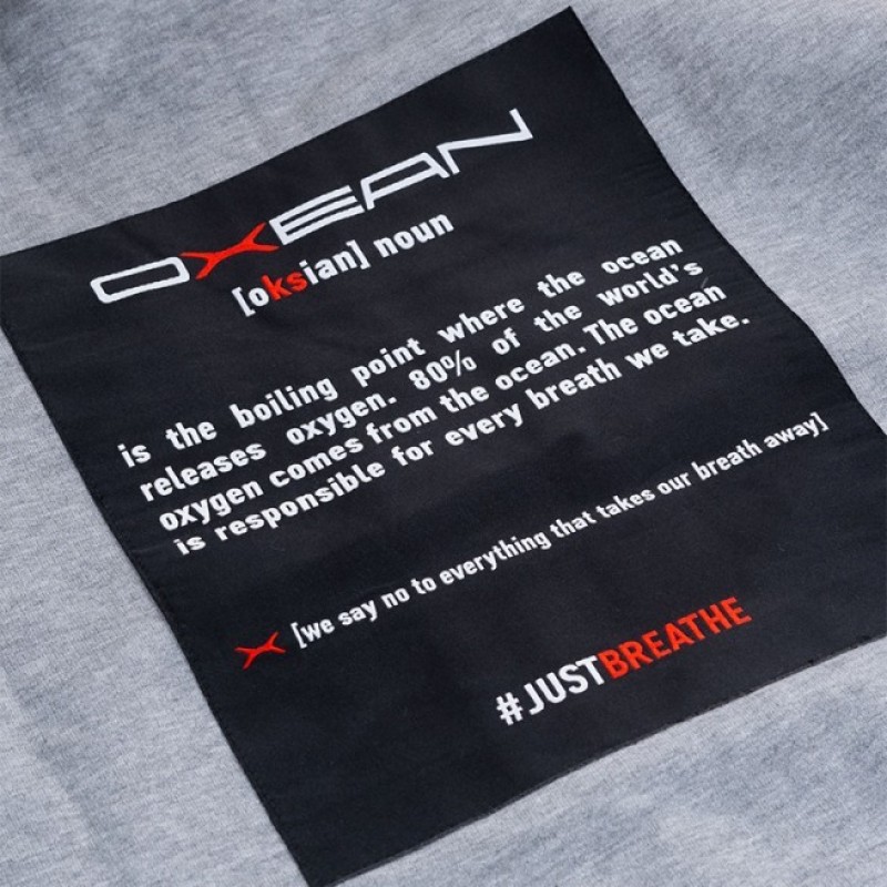 Φούτερ Ζακέτα Oxean Jacket Textile Grey image