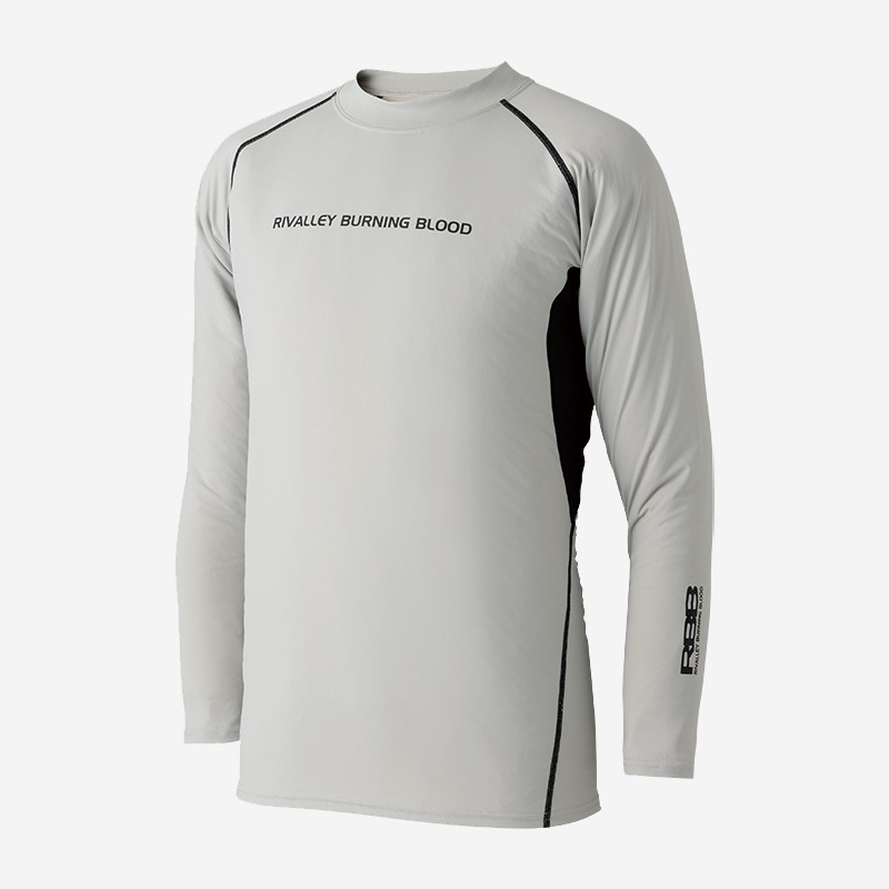 RBB Cooling UV Rash Guard Light Gray Clothes, T-Shirt, UV Clothing image