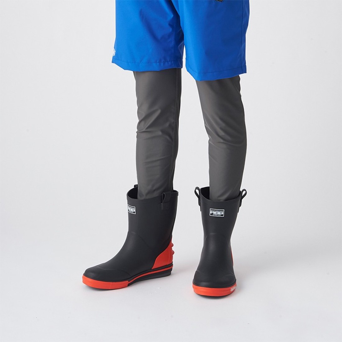 RBB Deck Boots Black Orange Clothes, Shoes image