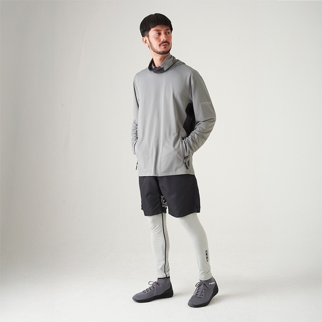 Mπλούζα UV RBB Dry Hoodie Light Gray image